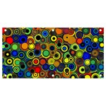 Circles, Colorful Banner and Sign 4  x 2 