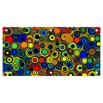 Circles, Colorful Banner and Sign 6  x 3 