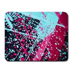 Colorful Splashes Grunge, Abstract Art Small Mousepad