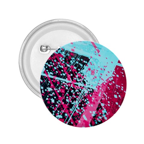 Colorful Splashes Grunge, Abstract Art 2.25  Buttons from ArtsNow.com Front