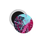 Colorful Splashes Grunge, Abstract Art 1.75  Magnets