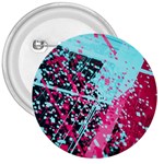 Colorful Splashes Grunge, Abstract Art 3  Buttons