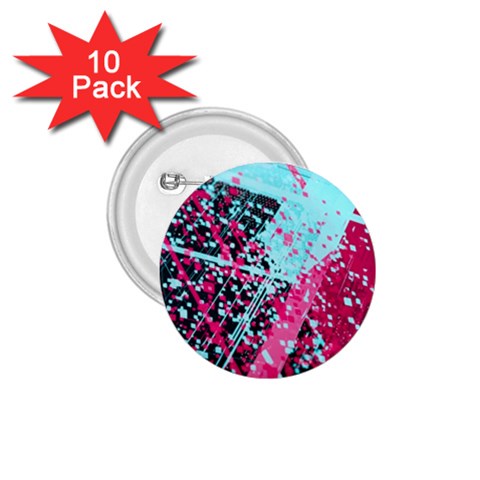 Colorful Splashes Grunge, Abstract Art 1.75  Buttons (10 pack) from ArtsNow.com Front