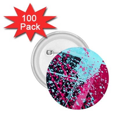 Colorful Splashes Grunge, Abstract Art 1.75  Buttons (100 pack)  from ArtsNow.com Front