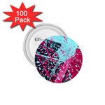 Colorful Splashes Grunge, Abstract Art 1.75  Buttons (100 pack) 