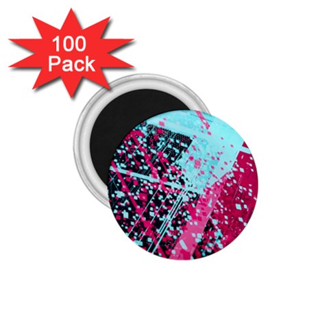 Colorful Splashes Grunge, Abstract Art 1.75  Magnets (100 pack)  from ArtsNow.com Front