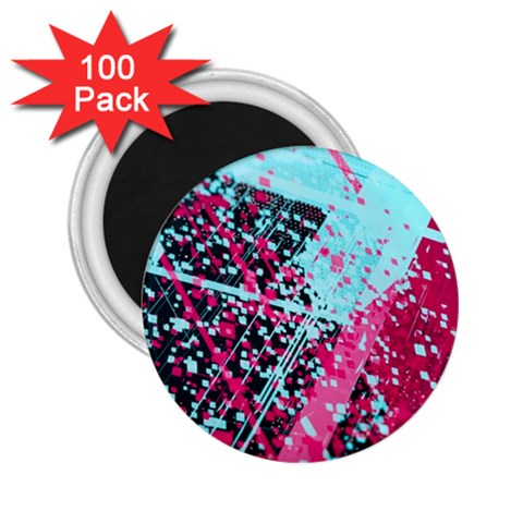 Colorful Splashes Grunge, Abstract Art 2.25  Magnets (100 pack)  from ArtsNow.com Front