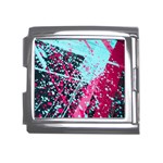 Colorful Splashes Grunge, Abstract Art Mega Link Italian Charm (18mm)