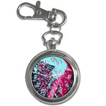 Colorful Splashes Grunge, Abstract Art Key Chain Watches