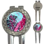 Colorful Splashes Grunge, Abstract Art 3-in-1 Golf Divots