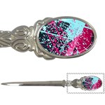 Colorful Splashes Grunge, Abstract Art Letter Opener