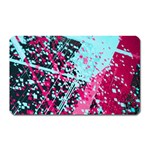 Colorful Splashes Grunge, Abstract Art Magnet (Rectangular)