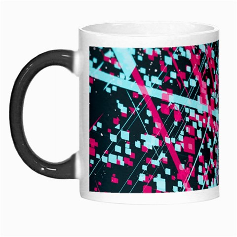 Colorful Splashes Grunge, Abstract Art Morph Mug from ArtsNow.com Left