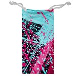 Colorful Splashes Grunge, Abstract Art Jewelry Bag