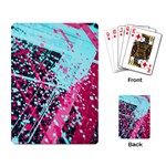 Colorful Splashes Grunge, Abstract Art Playing Cards Single Design (Rectangle)