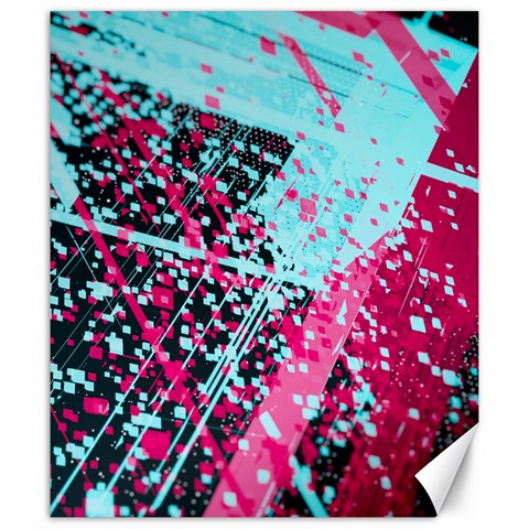 Colorful Splashes Grunge, Abstract Art Canvas 20  x 24  from ArtsNow.com 19.57 x23.15  Canvas - 1