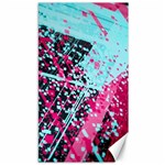 Colorful Splashes Grunge, Abstract Art Canvas 40  x 72 