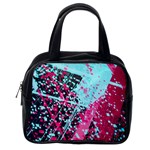 Colorful Splashes Grunge, Abstract Art Classic Handbag (One Side)