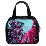 Colorful Splashes Grunge, Abstract Art Classic Handbag (Two Sides)