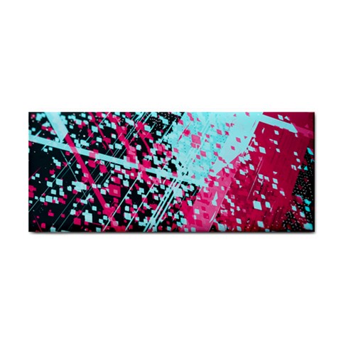 Colorful Splashes Grunge, Abstract Art Hand Towel from ArtsNow.com Front