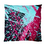 Colorful Splashes Grunge, Abstract Art Standard Cushion Case (One Side)