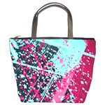 Colorful Splashes Grunge, Abstract Art Bucket Bag