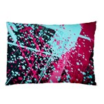 Colorful Splashes Grunge, Abstract Art Pillow Case