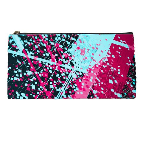 Colorful Splashes Grunge, Abstract Art Pencil Case from ArtsNow.com Front