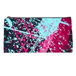 Colorful Splashes Grunge, Abstract Art Pencil Case