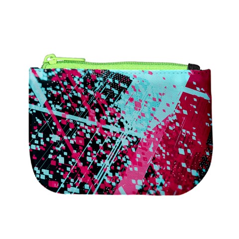 Colorful Splashes Grunge, Abstract Art Mini Coin Purse from ArtsNow.com Front