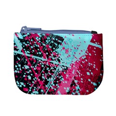 Colorful Splashes Grunge, Abstract Art Mini Coin Purse from ArtsNow.com Front