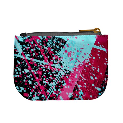 Colorful Splashes Grunge, Abstract Art Mini Coin Purse from ArtsNow.com Back