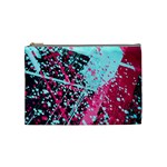 Colorful Splashes Grunge, Abstract Art Cosmetic Bag (Medium)