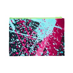 Colorful Splashes Grunge, Abstract Art Cosmetic Bag (Large) from ArtsNow.com Back