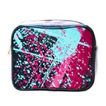 Colorful Splashes Grunge, Abstract Art Mini Toiletries Bag (One Side)