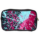 Colorful Splashes Grunge, Abstract Art Toiletries Bag (Two Sides)