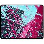 Colorful Splashes Grunge, Abstract Art Fleece Blanket (Medium)