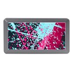 Colorful Splashes Grunge, Abstract Art Memory Card Reader (Mini)