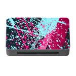 Colorful Splashes Grunge, Abstract Art Memory Card Reader with CF