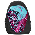 Colorful Splashes Grunge, Abstract Art Backpack Bag