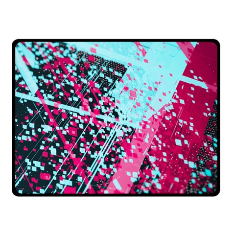 Colorful Splashes Grunge, Abstract Art Two Sides Fleece Blanket (Small) from ArtsNow.com 45 x34  Blanket Front