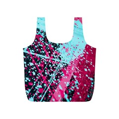 Colorful Splashes Grunge, Abstract Art Full Print Recycle Bag (S) from ArtsNow.com Back