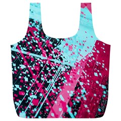 Colorful Splashes Grunge, Abstract Art Full Print Recycle Bag (XL) from ArtsNow.com Front