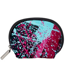 Colorful Splashes Grunge, Abstract Art Accessory Pouch (Small) from ArtsNow.com Front