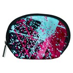 Colorful Splashes Grunge, Abstract Art Accessory Pouch (Medium)