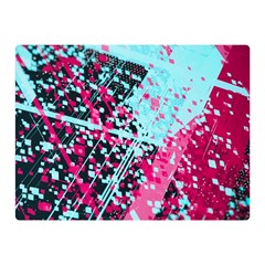 Colorful Splashes Grunge, Abstract Art Two Sides Premium Plush Fleece Blanket (Mini) from ArtsNow.com 35 x27  Blanket Back