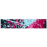 Colorful Splashes Grunge, Abstract Art Small Premium Plush Fleece Scarf