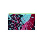 Colorful Splashes Grunge, Abstract Art Cosmetic Bag (XS)