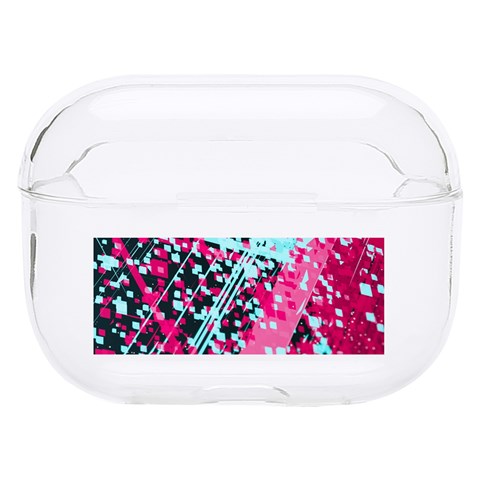 Colorful Splashes Grunge, Abstract Art Hard PC AirPods Pro Case from ArtsNow.com Front