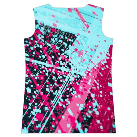 Colorful Splashes Grunge, Abstract Art Women s Basketball Tank Top from ArtsNow.com Back